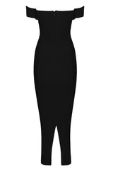 Amelia Black Bandage Dress