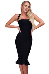 Nadia Black Bandage Dress