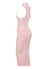 Sydney Pink Bandage Dress