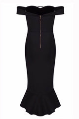 Rendezvous Black Bandage Dress