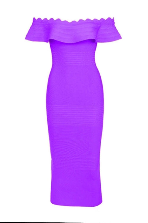 Kiki Lavender Bandage Dress
