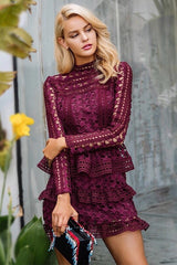 She Is A Star Dress Burgundy
